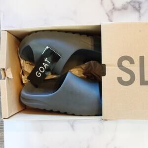 adidas Gray Slide Sandals